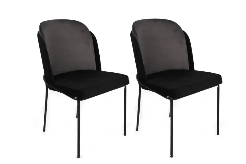 Set Scaune  (2 Bucati) Dore Chair Pieces), Muştar, 54x86x55 Cm